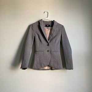 grey h&m blazer